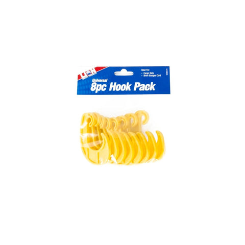 Lion Cargo Net Hooks 8 Pack 8mm Polypropylene UV Stabilised - Auzzistore