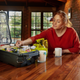 Ryobi Link Small Compact Parts Organiser - 267mm x 127mm x 508mm - IP65 Water Resistant - Detachable Bins