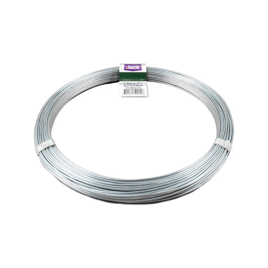 Jack Galvanised Tie Wire 2mm x 40m 1kg Soft Easy To Use - Auzzistore