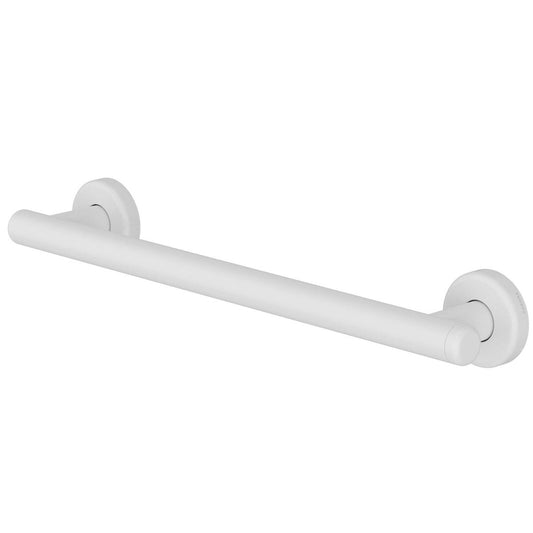 Homecare By Caroma 450mm White Straight Grab Rail - Stainless Steel - Safety Support