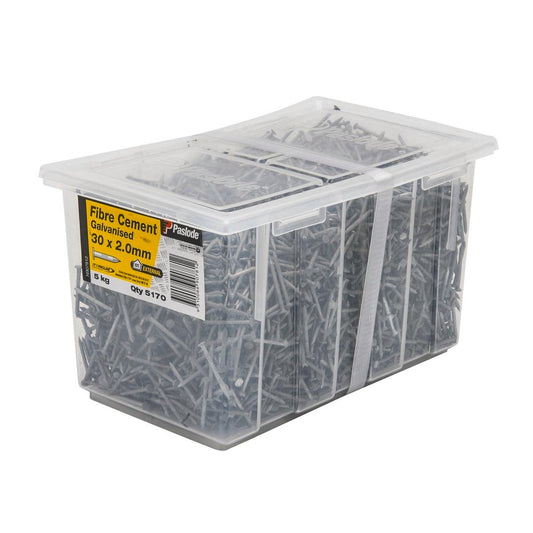 Paslode 30mm Galvanised Fibre Cement Nail 2mm 5kg Corrosion Resistant - Auzzistore