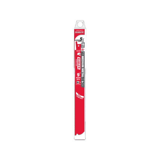 Diablo 9 Steel Demon Bi-Metal Reciprocating Saw Blades 15 Pack - 55mm x 385mm