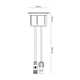 Brilliant RGB Valla DIY LED Deck Light Add-On Kit 4 Pack - Ø40mm - Stainless Steel