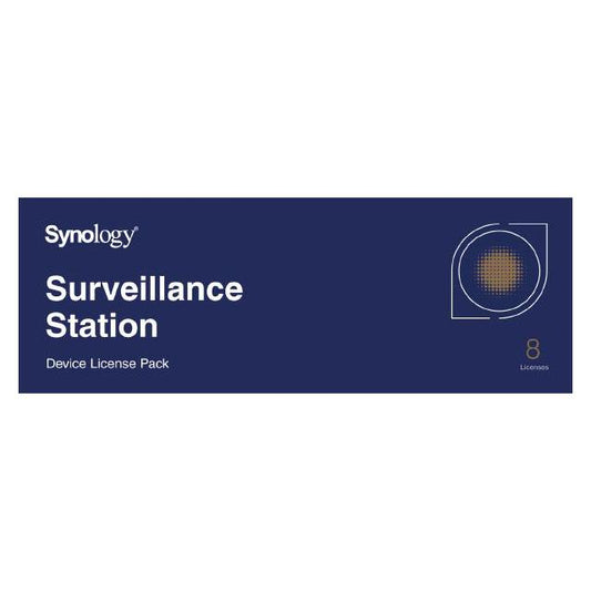 Synology Surveillance Device License Pack For Synology NAS - 8 Additional Licenses  (Physical Product)