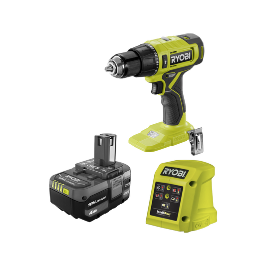 Ryobi 18V ONE+ Hammer Drill All Rounder Kit - 4.0Ah Battery - 13mm Chuck - LED Light - Auzzistore