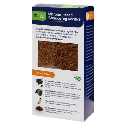 Maze Microbe Infused Compost Additive - 2L - Organic Waste Accelerator - Auzzistore