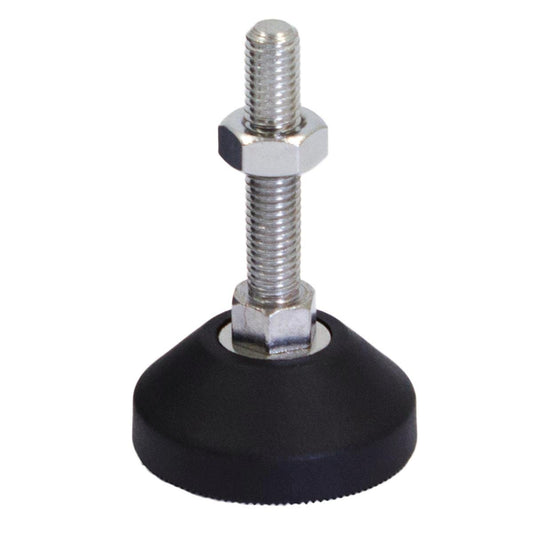 Richmond Fixed Levelling Foot - 50mm x M10 - Zinc Plated - 500kg Capacity - Auzzistore