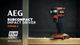 AEG 18V Brushless Sub Compact Impact Driver Skin Only - 180Nm Torque - 4 Modes - 0.77kg
