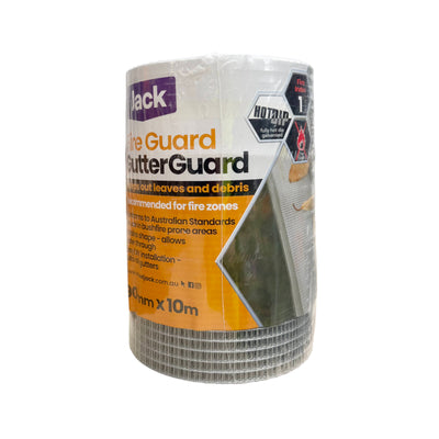Jack Fire Guard Gutter Mesh - 190mm x 10m - Galvanised - Bushfire Rated