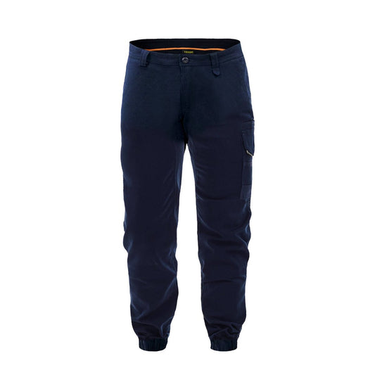 Tradie Core Navy Skinny Cuffed Pant 82 - Flex Fabric - Cuffed Ankle - 510g