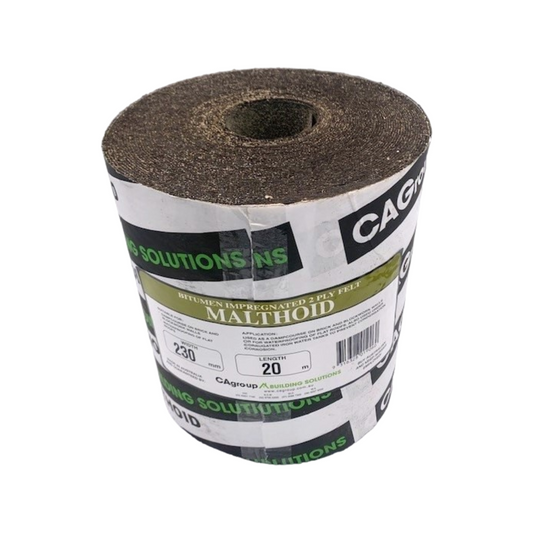Consolidated Alloys Malthoid - 230mm x 20m - Bitumen - Waterproofing - Auzzistore
