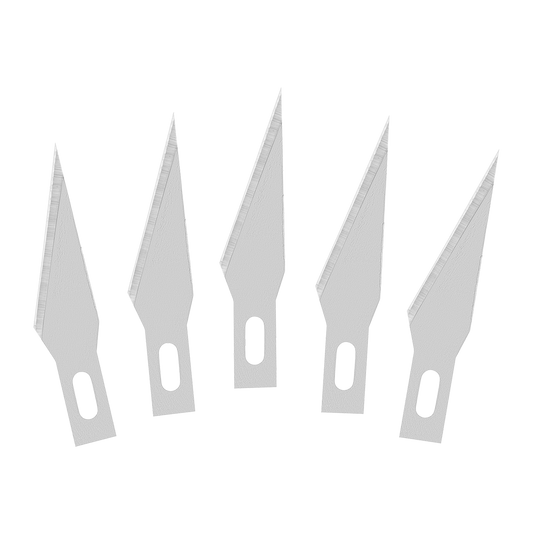 Ryobi Hobby Blades 5-Piece Set - #11 Straight Blades - Precision Cutting - Steel - Auzzistore