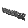 Ryobi Link 2 Piece Wall Rail Set - 838mm x 165mm - Modular Storage Solution