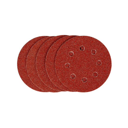 Irwin 115mm Quick Fit Random Orbital Sanding Discs 120 Grit 5 Pack - Aluminium Oxide – view 2 - Auzzistore