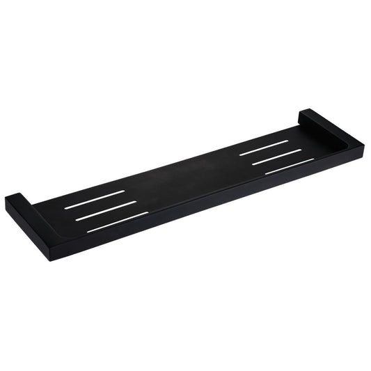 Mondella Matte Black Rumba Shower Shelf 450 x 110mm Metal Design - Auzzistore