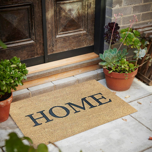 Madras Link Coir Mat - 50 x 80cm - Vinyl Backed - Outdoor - Durable – view 2