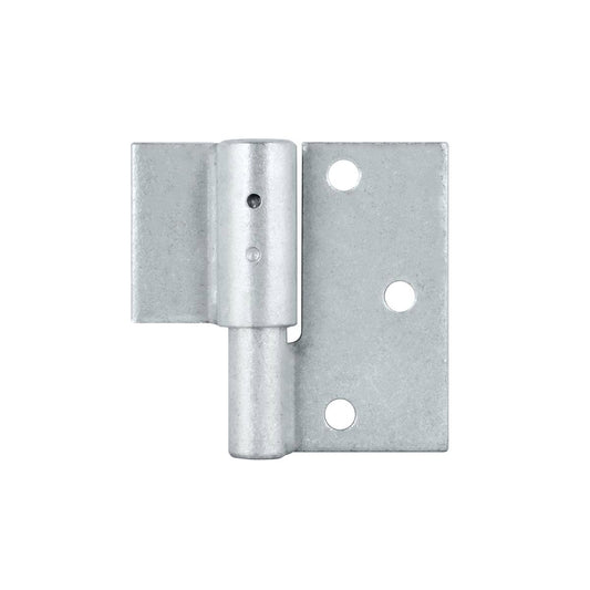Pinnacle 16mm Galvanised Rh Weld Strap Security Gate Hinge - 2 Pack - Anti-Lift - Durable Galvanized Steel