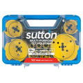 Sutton Tools 19 111mm 12 Piece Multi Purpose Plumber Holesaw Set