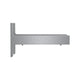 Flexi Storage Shelf Brackets - 190mm Brushed Aluminium - Easy Install