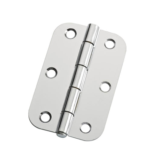 Lane Chrome Plated Loose Pin Radius Butt Hinge 90x58x1.6mm