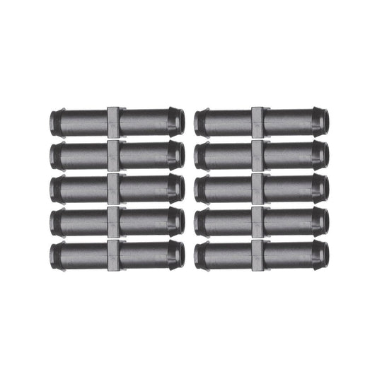 Pope 13mm Barbed Joiner 10 Pack Polypropylene UV Stabilised Flow - Auzzistore