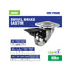 Easyroll Swivel Brake Castor - 35mm - Polyurethane - 40kg Load - 2 Pack