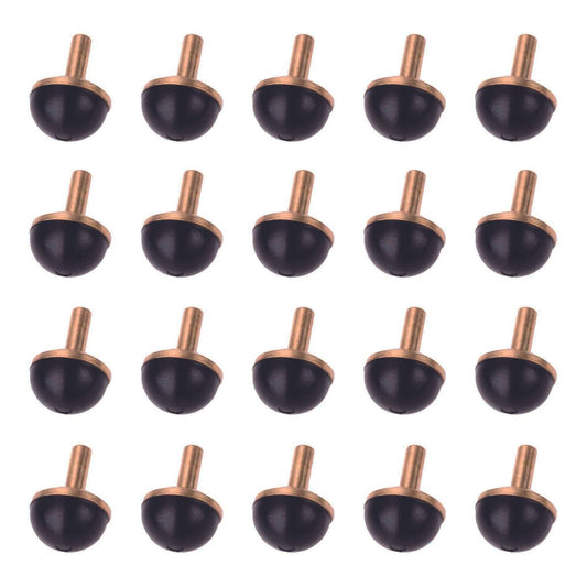 Kinetic 12mm Dome Brass Tap Valve - 20 Pack - Leak-Free Connections - Auzzistore