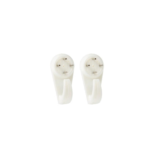 Everhang 8kg Nylon Picture Hanging Hook 2 Pack Easy Install