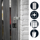 Master Lock Combination Padlock - 51mm Shackle - Aluminium - Keyless