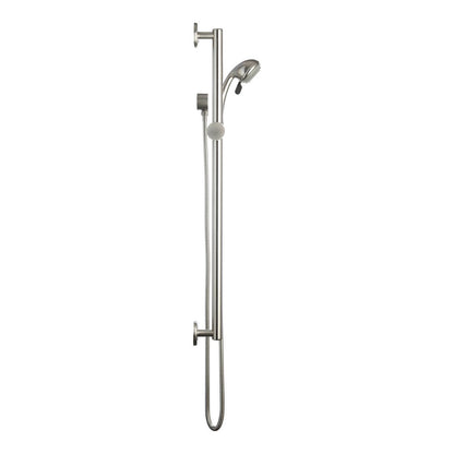 Evekare 32 x 900mm Grab Rail & 3 Function Shower - Brushed Nickel - Safety & Accessibility