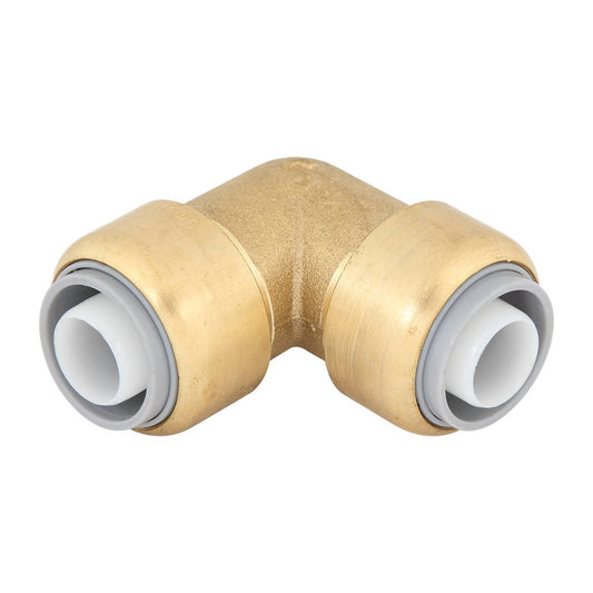Smartex Pex Elbow Fitting - 20mm - Lead Free Brass - Push-Fit - WaterMark Certified - Auzzistore