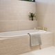 Mondella Bath Swivel Spout - Brushed Brass - 215mm Reach - Easy Installation