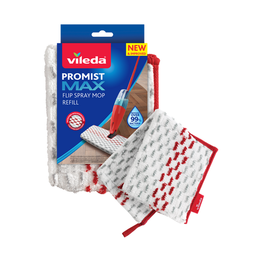 Vileda ProMist Max Refill - 400mm - Microfibre - Stubborn Dirt Removal