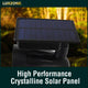 Luxzone 35cm Aluminium LED Solar Pathway Light - 60 Lumens - Weatherproof
