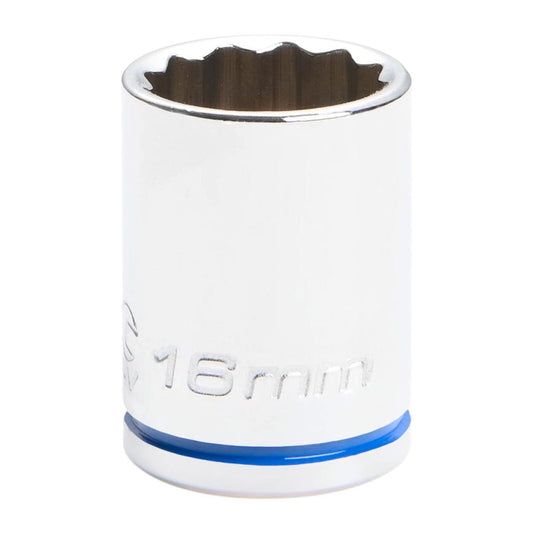 Kincrome 16mm 3/8 Drive Socket - Chrome Vanadium Steel - Rust Resistant - Auzzistore