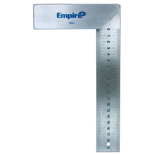 Empire 200mm Try Square - Stainless Steel - Heavy Duty - Rust Resistant - Auzzistore