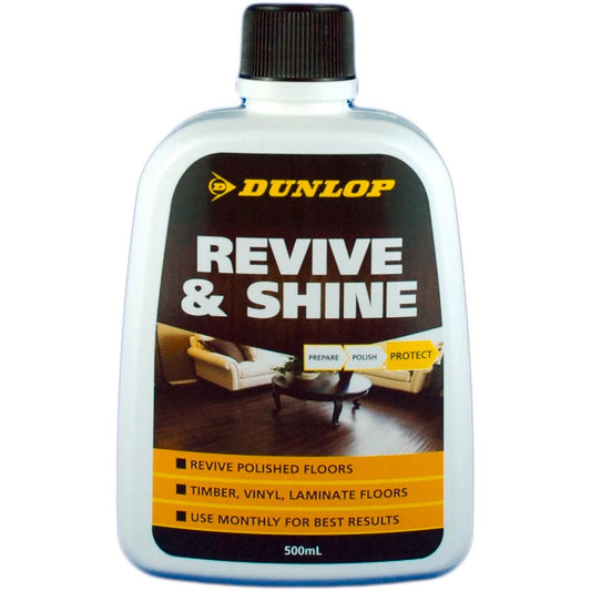 Dunlop Revive and Shine 500ml Neutral Cleaner for Polished Floors