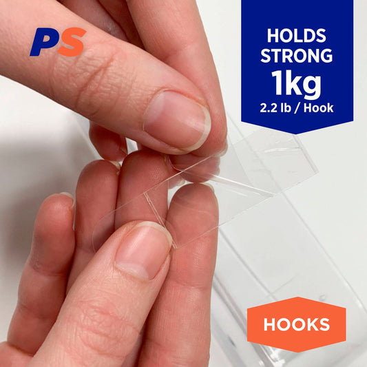 Permastik Clear Removable Strips - 24 Pack - Adhesive - Easy to Apply – view 2