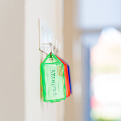 Taskmaster Key Tag - 74 x 38 x 8mm - Durable - Easy Labelling