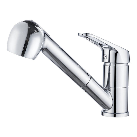 Estilo 40mm Chrome Pull Out Dual Function Sink Mixer - Ergonomic Handle - WELS 5 Star