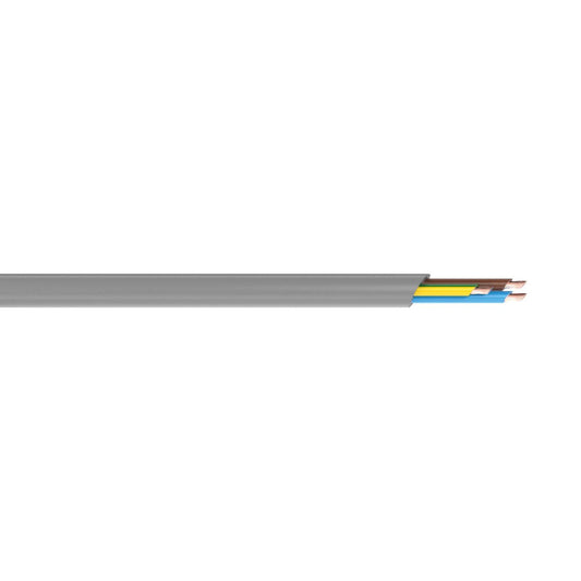 Deta 3 Core Cable - 5m - 0.75mm - Grey - Flexible for Lighting & Appliances - Auzzistore