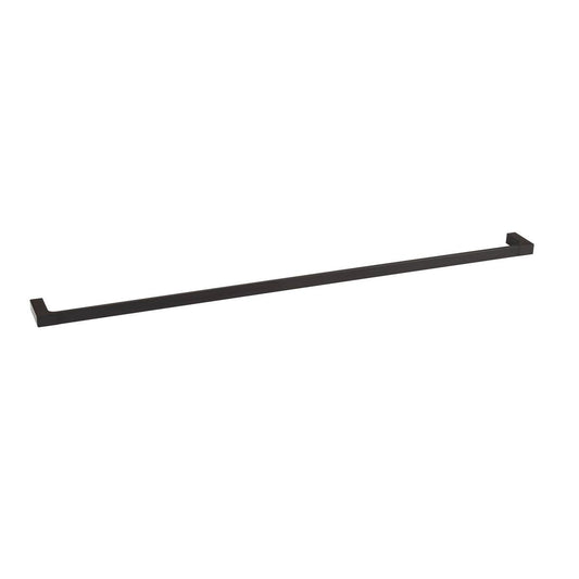 Vivace Matte Black Rumba Towel Rail 900mm Metal Durable Design