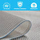 Coolaroo Heavy Duty Screening Shade Cloth 1.8 x 6m Stone 70% UV Block