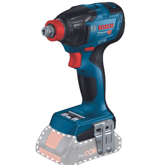 Bosch 18V Professional Impact Driver Wrench Skin Only - 210Nm Torque - 1/4" Hex & 1/2" Square Drive