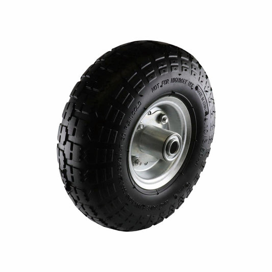 Move It Pneumatic Steel Trolley Wheel 3.5 x 4 5/8 Inch Axle Diameter - Auzzistore