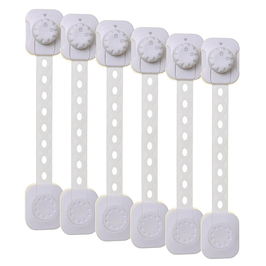 Dreambaby Twist N Lock Latch - 38mm x 215mm - ABS - 6 Pack