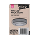 Click Led Puck Lights 4 Pack - Indoor Battery-Operated Lighting - Silver - 168mm x 25mm x 68mm