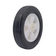 Move It 200mm Black Rubber Tyre with White Plastic Centre - 30kg Load Capacity