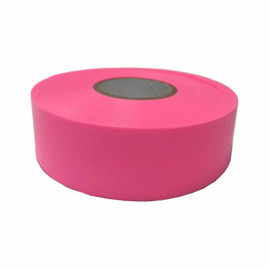 Brutus Flagging Tape Pink - 25mm x 100m - Vinyl - Weather Resistant - Auzzistore