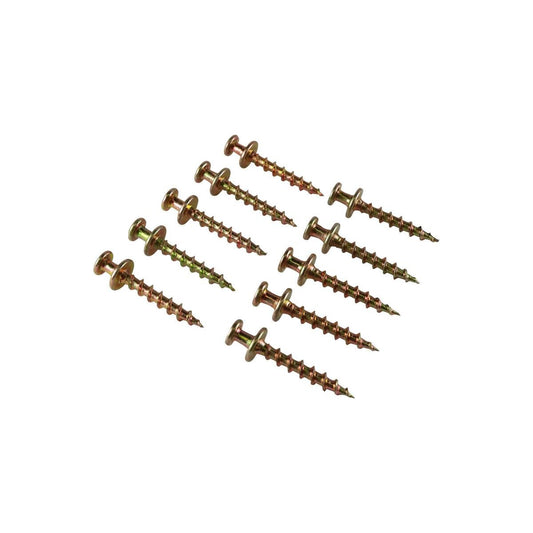 Hangman Gold Heavy Duty Double Head Bear Claw Screw 10 Pack 45kg Steel